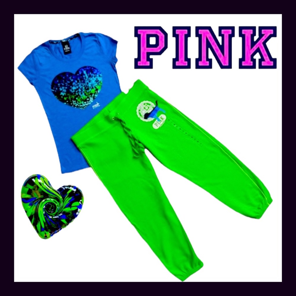 Rare Y2K Victorias Secret Pink University Bling Set
